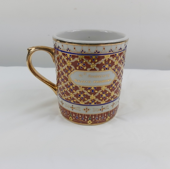 - CERAMIC goldtone painted cup Raja's fashion - Picture 9 of 12